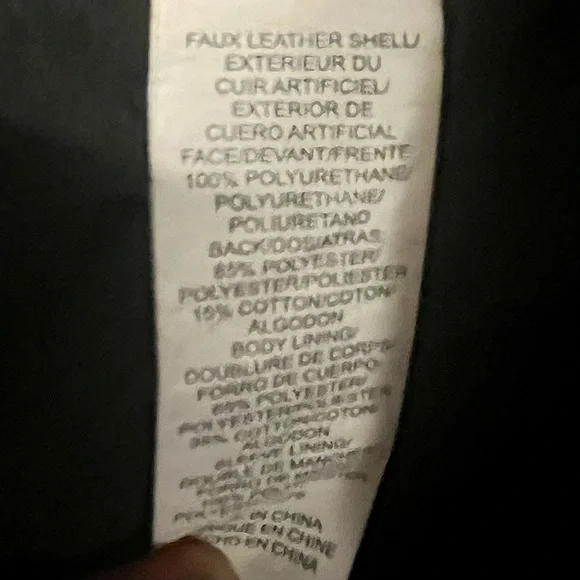 Lucky Brand Faux Leather Vegan Moto Jacket - Picture 13 of 16